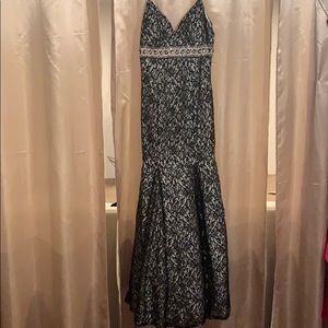 Sequin hearts prom dress